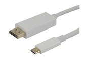 Display Kabel - Deltaco - DisplayPort cable - USB-C to DisplayPort - 1 m - USBC-DP100A