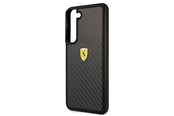 Handys - Cover & Cases - Ferrari On Track Real Carbon Case for Samsung Galaxy S22 - Black - 3666339044701