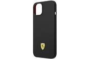 Handys - Cover & Cases - Ferrari Silicone Metal Logo Case for iPhone 14 Plus - Black - 3666339063214