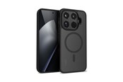 Handys - Cover & Cases - CRONG Hybrid Matte Magnetic - Xiaomi 15T Pro MagSafe Case (Black) - CRGHMMXM15TPBLK