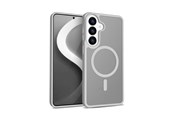 Handys - Cover & Cases - CRONG Hybrid Matte Magnetic - MagSafe Case for Samsung Galaxy S26 (Gray) - CRGHMMSGS26LGR