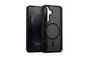 Handys - Cover & Cases - CRONG Hybrid Matte Magnetic - MagSafe Case Samsung Galaxy S24 FE (Black) - CRGHMMSGS24FEBLK