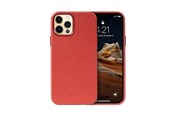 Handys - Cover & Cases - CRONG Essential Cover - iPhone 12 Pro Max Faux Leather Case (Red) - CRG-ESS-IP1267-RED