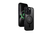 Handys - Cover & Cases - CRONG Hybrid Frost MAG Cover - Case with MagSafe for iPhone 16 Pro (Black) - CRGHFMIP1663PBLK