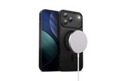 Handys - Cover & Cases - CRONG Hybrid Frost MAG Cover - MagSafe iPhone 17 Pro Max Case (Black) - CRGHFMIP1769PBLK