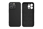 Handys - Cover & Cases - Hurtel Silicone Case for Samsung Galaxy A55 - Black - 5907769360503