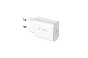 Handys - Adapter und Ladegeräte - CRONG USB-C Travel Charger – USB-C Power Delivery 20W Wall Charger (White) - CRG-TUSBC20-WHI