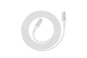 USB Kabel - CRONG Armor Link - 60W PD 3A USB-C to USB-C Cable 150cm (White) - CRGAL15USCCWHI