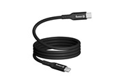 USB Kabel - CRONG Soft Link - 100W PD 5A USB-C to USB-C Cable 120cm (Black) - CRGSL120USCCBLK