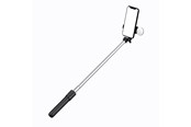 Tripods & Stative - Hurtel Selfie Stick WR1YXS Telescopic Tripod 0.71m with Round Lamp - Black - 5907769360572