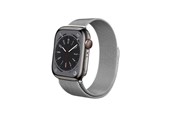 Smartwatch - Accessories - CRONG Milano Steel - Stainless Steel Strap for Apple Watch 44/45/46/49 mm (Silver) - CRG-44MST-SLV