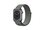 Smartwatch - Accessories - CRONG Nylon - Sport Band for Apple Watch 44/45/46/49 mm (Military Green) - CRG-44NLB-MGN