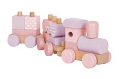 Baby Spielzeug - Small Foot - Wooden Train Pink - 12694