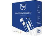 Kopfhörer/Headsets - 3mk USB-C  Wired Headphones - white - 5903108518062