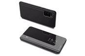 Handys - Cover & Cases - Hurtel Clear View Case Flip Cover for Samsung Galaxy A03s (166.5) Black - 5907769338052