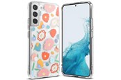 Handys - Cover & Cases - Ringke Fusion Design Armored Case Cover with Gel Frame Samsung Galaxy S22+ (S22 Plus) Transparent (Floral) (F593R31) - 8809848204623