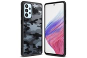 Handys - Cover & Cases - Ringke  Fusion Matte Case Cover with Gel Frame Samsung Galaxy A73 Black - 8809848205378