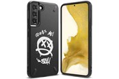 Handys - Cover & Cases - Ringke  Onyx Design Rugged Case Cover for Samsung Galaxy S22+ (S22 Plus) Black (Graffiti) () - 8809848206153