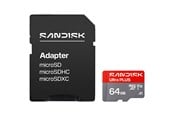 Speicherkarten - SANDISK Ultra PLUS microSD/SD - 150MB/s - 64GB - SDSQUWC-064G-GN6MA