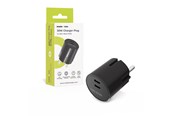 Handys - Adapter und Ladegeräte - Mobile Origin 30W Charger Plug PW33 - 2x USB-C - black - MO-PW33-BLK