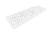 Tastaturen - Cherry Contour Active Key MedicalKey AK-C8100 - keyboard - medical hygienic design full size - AZERTY - French - white Input Device - Tastatur - Französisch - Weiss - AK-C8100F-FU1-W/FR