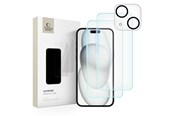 Handys - Schutzfolie - Tech-Protect Supreme Set for iPhone 15 2x Tempered Glass for Display / Tempered Glass for Camera - 9319456604696