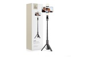 Handys - Anderes Zubehör - Tech-Protect  L05S Bluetooth Selfie Stick with Tripod up to 105cm with LED Lamp - Black - 5906203690381