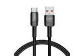 USB Kabel - Tech-Protect UltraBoost Evo Cable USB-C / USB-A 100W 5A 1m - Black - 5906203690718