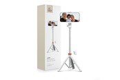 Handys - Anderes Zubehör - Tech-Protect L03S Bluetooth Selfie Stick with Remote Control Tripod up to 148cm and 180 Head - White - 5906203691180