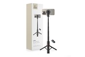 Handys - Anderes Zubehör - Tech-Protect L06S Bluetooth magnetic selfie stick with MagSafe remote control tripod up to 82cm and 360 head - black - 5906203691241