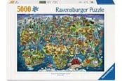 Puzzle - Ravensburger World Map 5000p - 14+ - 12001738