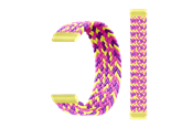 Smartwatch - Accessories - Xplora X6Play Elastic Strap - Pink/Purple/Yellow - X6-2ELSTRAP-PINK