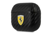 Handys - Cover & Cases - Ferrari On Track PU Carbon Case for AirPods 3 - Black - 3666339009632