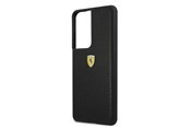 Handys - Cover & Cases - Ferrari On Track Perforated Case for Samsung Galaxy S21 Ultra - Black - 3700740496442