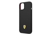 Handys - Cover & Cases - Ferrari Silicone Metal Logo Magsafe Case for iPhone 14 Plus - Black - 3666339068295