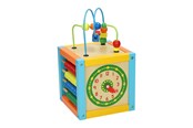 Baby Spielzeug - Primi Passi - Wooden Activity Cube with Spiral 5 in 1 - PP1079