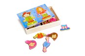 Puzzle - Playwood Dress up puzzle Boy and Girl Holz - RS235A