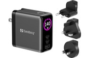 Netzteile für Laptops - Sandberg Travel Charger PD140W Display - 441-72