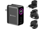 Netzteile für Laptops - Sandberg Travel Charger PD65W Display - 441-70