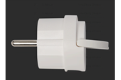 Schaltereinheiten - Pro Socket angle schuko mini, white - 30-081-1