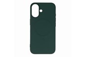 Handys - Cover & Cases - Hurtel Liquid Silicone Case MagSafe for iPhone 16 - Dark Green - 5907769363429