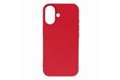 Handys - Cover & Cases - Hurtel Liquid Silicone Case MagSafe for iPhone 16 - Red - 5907769363481