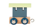 Holzspielzeug - Small Foot - Wooden Letter Train Polar - Wagon Blue Green - 12 pieces - 12565-display12