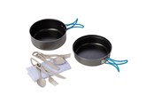 Camping & Outdoor - Meva Tourist dishes with cutlery SET for 2 people. - 8595051206256