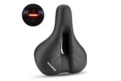 Fahrrad-Zubehör - Rockbros 38218916002 MTB bicycle saddle + lamp - black - Rockbros-38218916002