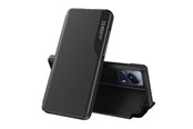 Handys - Cover & Cases - Hurtel Eco Leather View Case Case for Xiaomi 13 Lite with a Flip Stand Black - 9145576275733