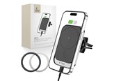 Handys - Adapter und Ladegeräte - Tech-Protect CW19 Car Magnetic MagSafe Holder with 15W Inductive Charger for Ventilation Grille - Black - 6216990211096