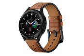 Smartwatch - Accessories - Tech-Protect Leather Strap for Samsung Galaxy Watch 4 / 5 / 5 Pro / 6 / 7 / FE - Brown - 9589046917257