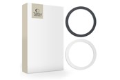 Handys - Anderes Zubehör - Tech-Protect MagMat MagSafe Universal Magnetic Ring - Black / Silver (2 pcs) - 9589046921544