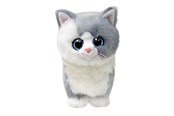 Merchandise - Ty - Beanie Boos - Furley Cat Grey/White /Plush - Teddybär & Kuscheltier - 0008421374113